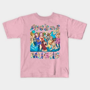 Nine muses in the lake Kids T-Shirt